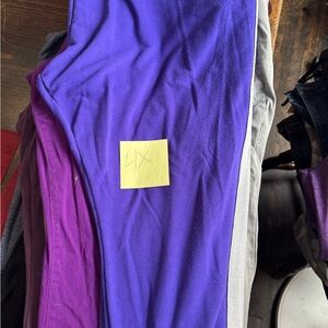 Stylish Purple and Gray Women's Leggings